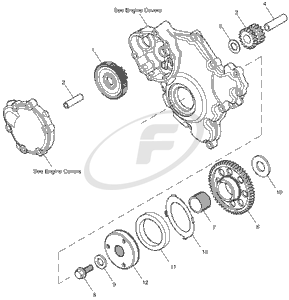 Starter Drive Gears - Eng No 491324  thumbnail